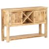 Sideboard 47.2"x11.8"x29.9" Rough Mango Wood