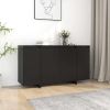 Sideboard Black 53.1"x16.1"x29.5" Engineered Wood