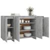 Sideboard Concrete Gray 53.1"x16.1"x29.5" Engineered Wood