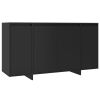 Sideboard Black 53.1"x16.1"x29.5" Engineered Wood