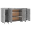 Sideboard Concrete Gray 53.1"x16.1"x29.5" Engineered Wood