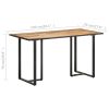 Dining Table 55.1" Rough Mango Wood