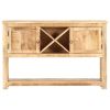 Sideboard 47.2"x11.8"x29.9" Rough Mango Wood