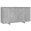 Sideboard Concrete Gray 53.1"x16.1"x29.5" Engineered Wood