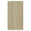 Sideboard Sonoma Oak 27.6"x15.9"x29.5" Engineered Wood