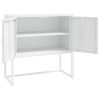 Sideboard White 29.5"x13.8"x29.5" Steel