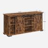 Rustic Brown TV Stand for Tv up to 60