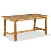 Dining Table Solid Mango Wood 70.9"
