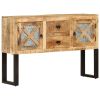 Sideboard 43.3"x11.8"x29.1" Rough Mango Wood