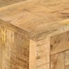 Sideboard 43.3"x11.8"x29.1" Rough Mango Wood