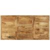 Dining Table Solid Mango Wood 70.9"