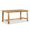 Dining Table Solid Mango Wood 70.9"