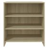 Sideboard Sonoma Oak 27.6"x15.9"x29.5" Engineered Wood
