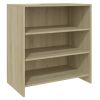 Sideboard Sonoma Oak 27.6"x15.9"x29.5" Engineered Wood