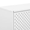 Sideboard White 29.5"x13.8"x29.5" Steel
