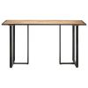 Dining Table 55.1" Rough Mango Wood
