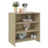 Sideboard Sonoma Oak 27.6"x15.9"x29.5" Engineered Wood