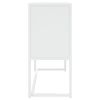 Sideboard White 29.5"x13.8"x29.5" Steel