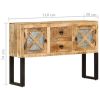 Sideboard 43.3"x11.8"x29.1" Rough Mango Wood