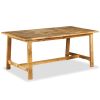 Dining Table Solid Mango Wood 70.9"